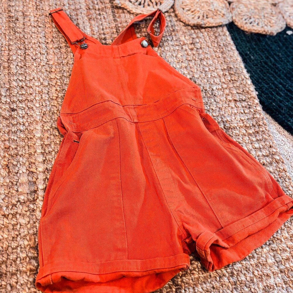 Big Bud Press Short Denim Overalls- S